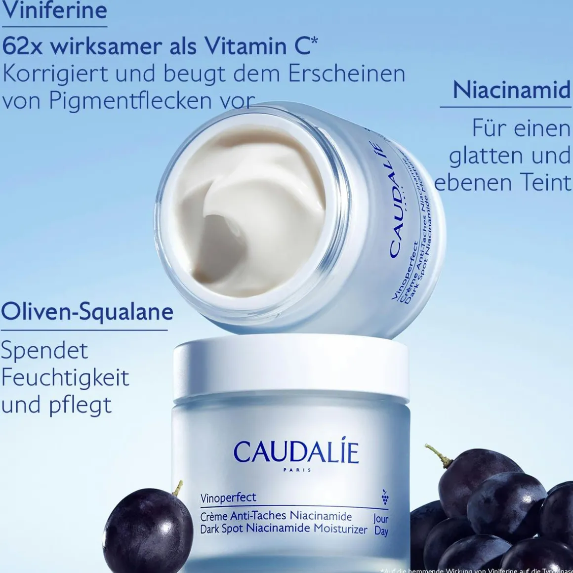 Anti-Pigmentflecken Creme mit Niacinamid & Viniferine