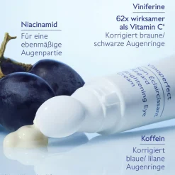 Aufhellende Augenpflege mit Koffein & Niacinamid
