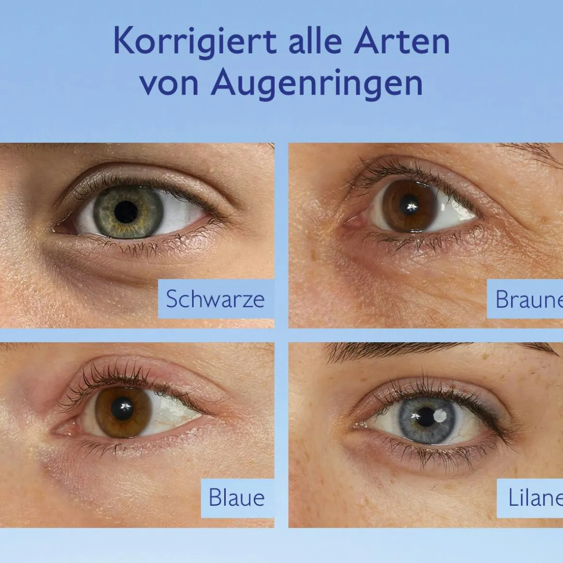 Aufhellende Augenpflege mit Koffein & Niacinamid