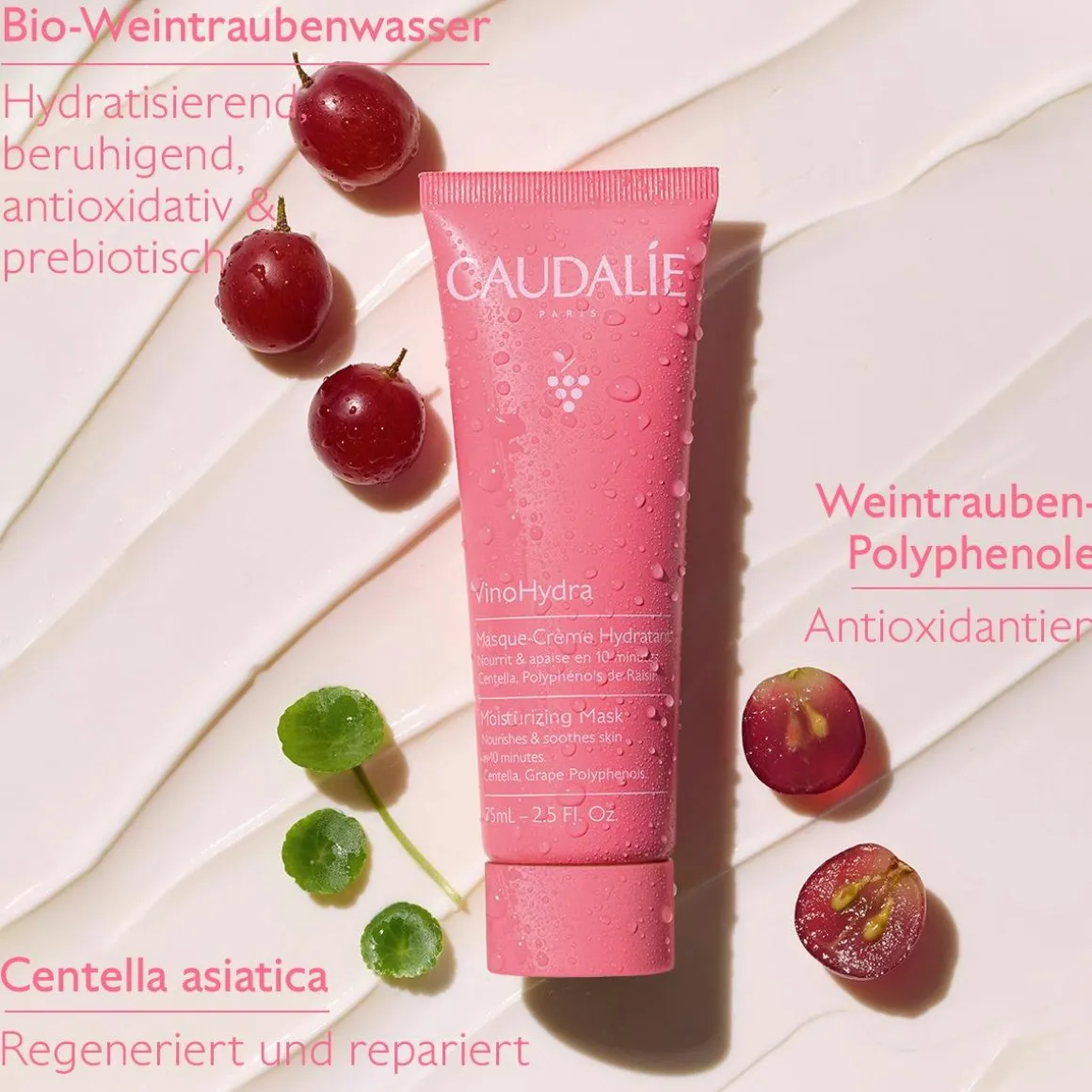 Feuchtigkeit Spendende Crememaske mit Centella Asiatica