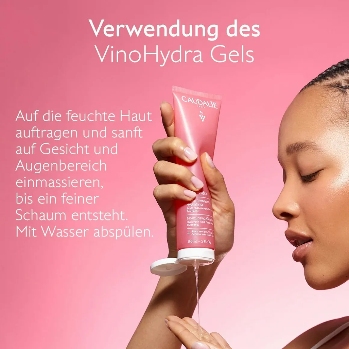Feuchtigkeitsspendendes Reinigungsgel