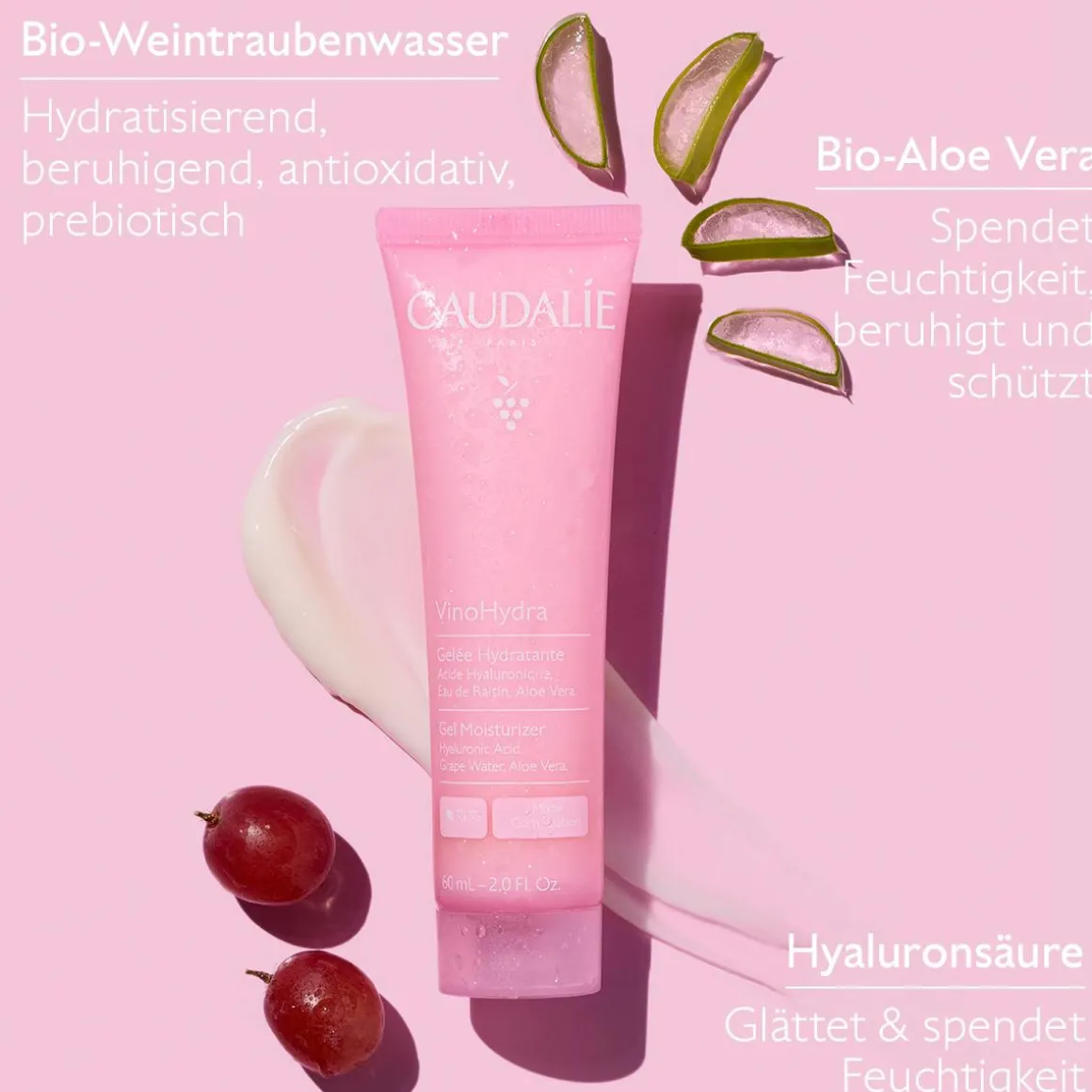 Hydratisierendes Gel mit Hyaluronsäure & Aloe Vera