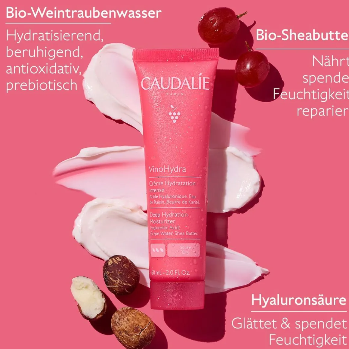 Intensive Feuchtigkeitscreme mit Hyaluronsäure & Bio-Sheabutter