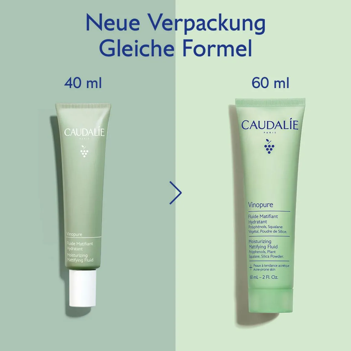 Mattierendes Feuchtigkeit spendendes Fluid mit Siliziumpulver