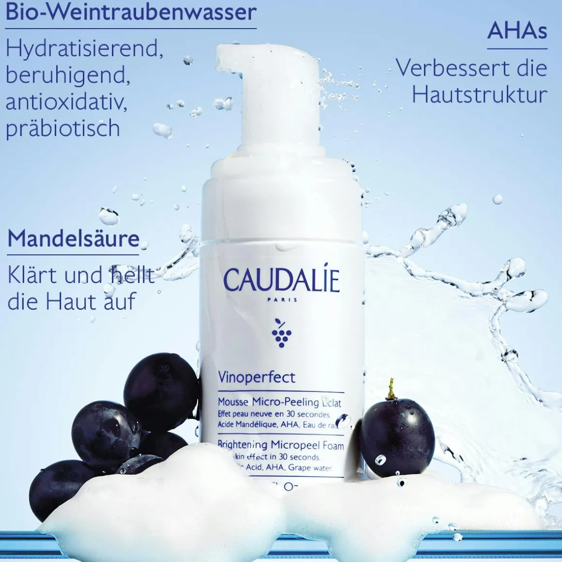 Mikro-Peeling Schaum Ausstrahlung mit Mandelsäure (AHA) - 50mL