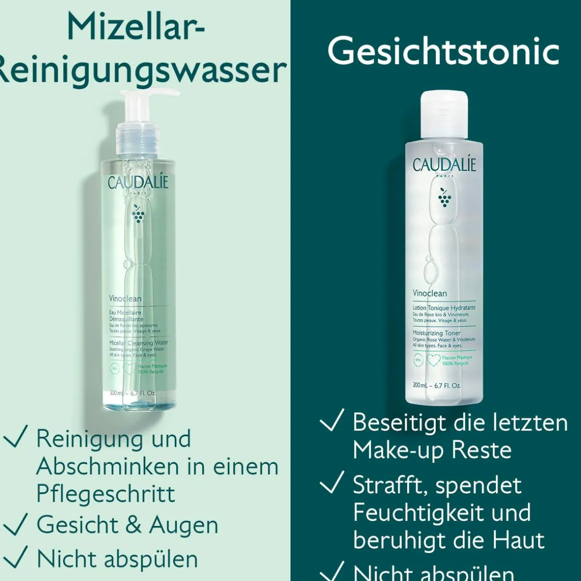 Mizellar-Reinigungswasser mit Kamille - 400ml
