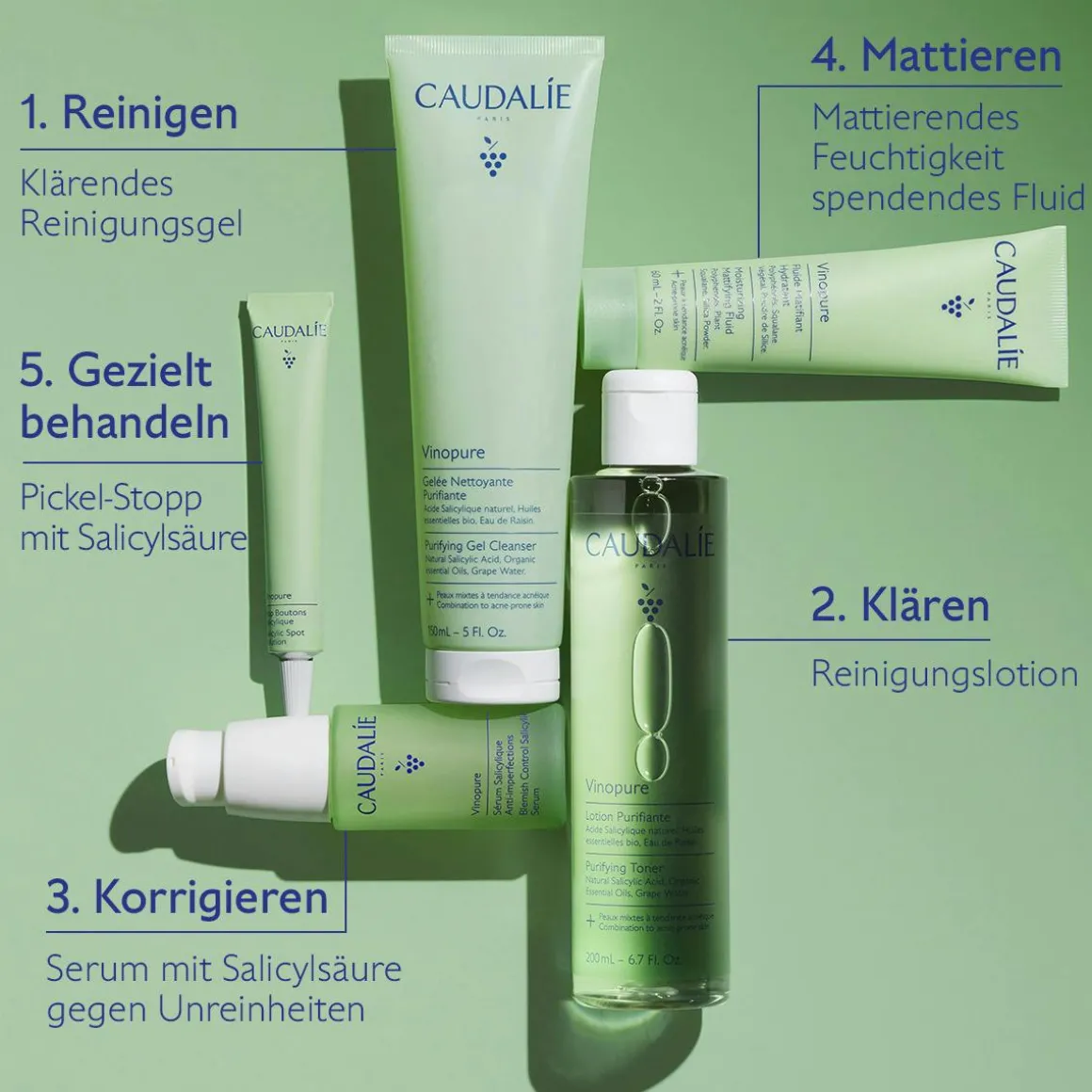Pickel-Stopp mit Salicylsäure